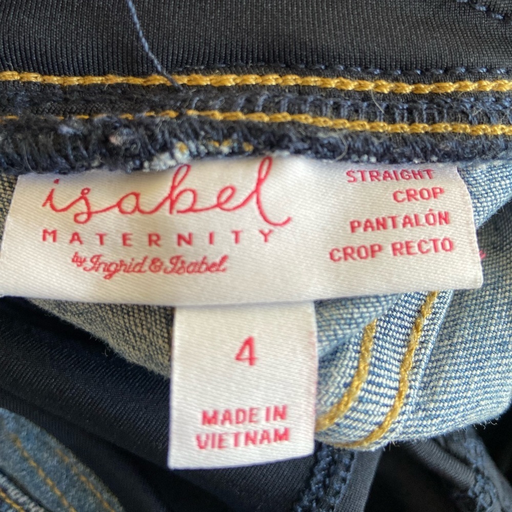 Isabel Maternity High Rise Crossover Jeans - Picture 11 of 13